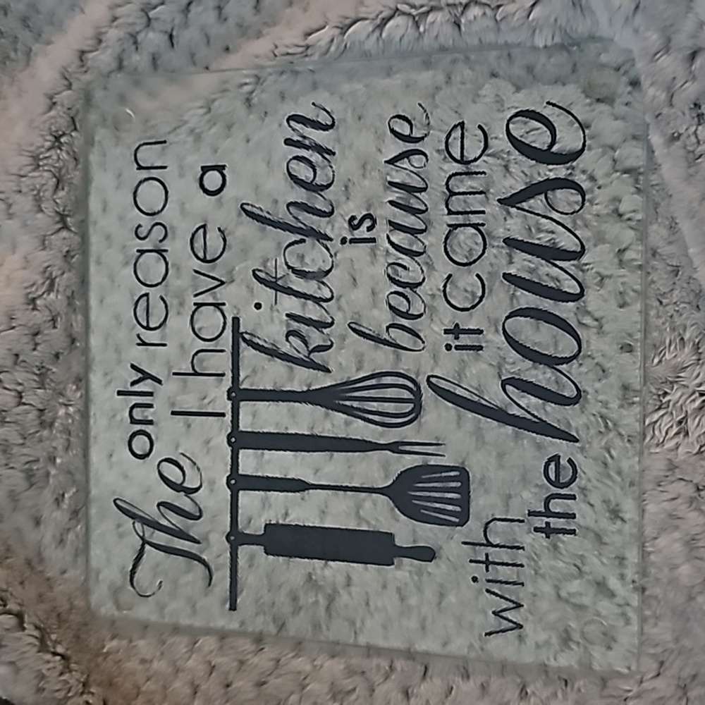 Kitchen Glass Cutting Board - New
